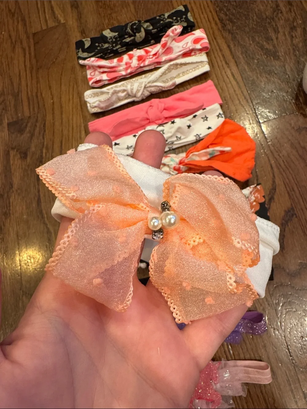 Baby Girl Stretch Headband Set in various colors and sizes